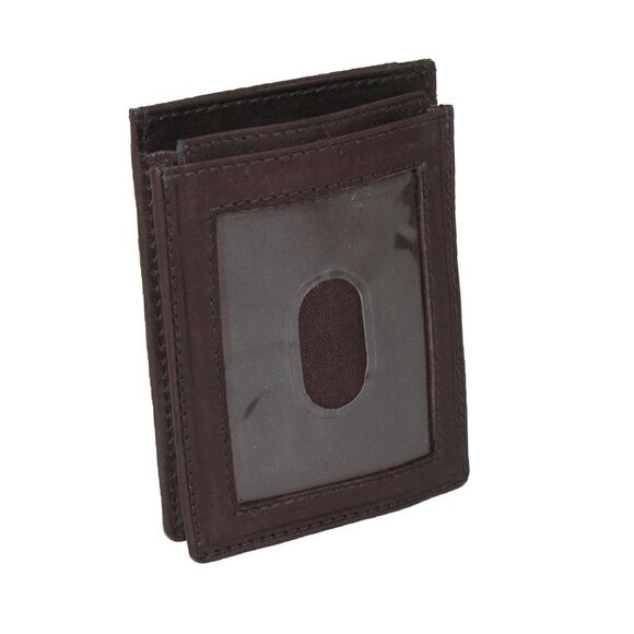 Paul & Taylor Men's Leather Front Pocket Credit Card ID Holder Wallet - Picture 2 of 2